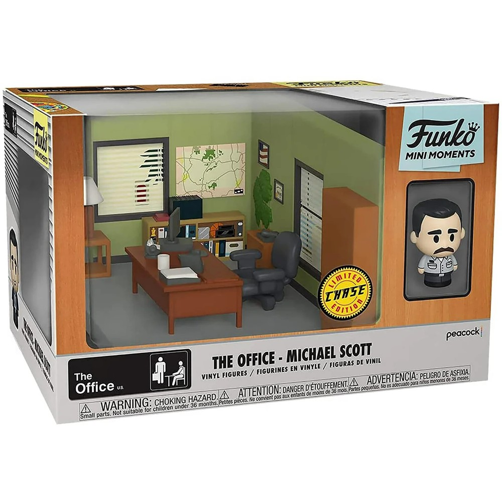 Funko Mini Moments CHASE The Office – Michael Scott (Mustache) Figure