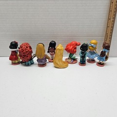 Disney ANIMATORS COLLECTION PVC Mini Figure Lot of 9 – Princess Toddler Cake Top