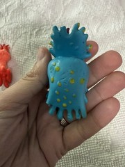 1988 World Of Wonder Germs Lot Of 4 Toys In Fair Condition