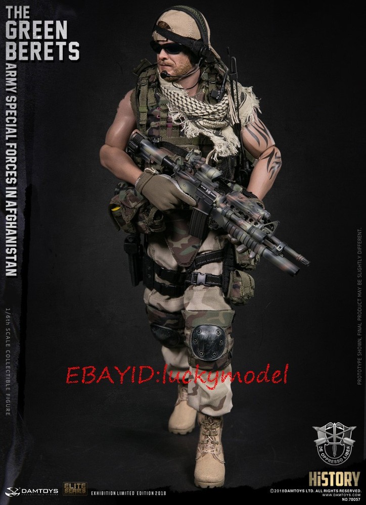 DAMTOYS WF2018 ”THE GREEN BERETS” ARMY SPECIAL FORCES IN AFGHANISTAN 1/6 Figure