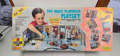 Vintage 1988 Matchbox “Pee-Wee’s Playhouse Playset” W/ Box & Accessories