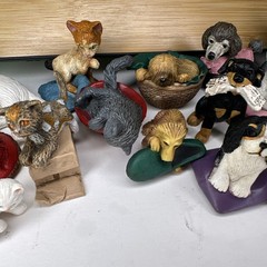 Puppy Kitty in My Pocket PVC Figures Lot Of 15 Vintage 1994 M.E.G. MEG Toy