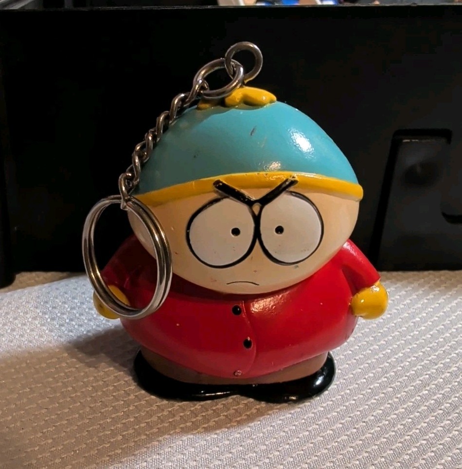 Vintage 1998 South Park Eric Cartman Vinyl Hard Plastic Figure 3”Vinyl Figure