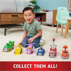 Paw Patrol Rescue Knights Chase Transforming Car & Collectible Figure, Ages 3+