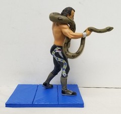 Incomplete Jakks 7.50″ WWE Unmatched Fury “Jake “The Snake” Roberts” Figure READ