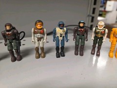 VTG 1986 Coleco Starcom Action Figures Lot Of 10