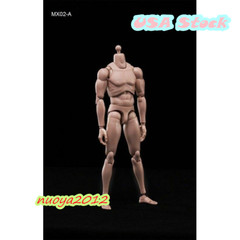 1:6 MX02-A Europe Skin Male Action Figure Body 12inch Flexible PVC Soldier Model