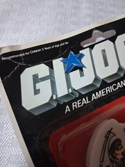 Vintage 1986 GI Joe 2 Pk Eraser Set Hasbro Qty 3