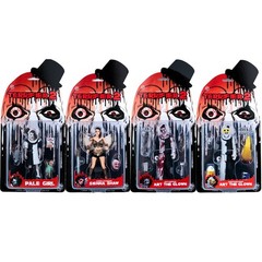 Terrifier 2 Art the Clown, Pale Girl, Sienna Shaw 5″ Action Figures Complete Set