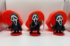 CultureFly Scream Ghost Face Mystery Vinyl Figures Classic Mask Lot of 3