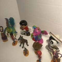Disney Store Pixar Coco Figure Lot 11 Figures Shufflerz / Toppers, Large Mix