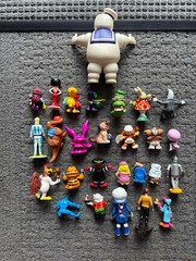 Television Movie Holiday Comic Advertising Character PVC Figures 1979-1995 (27)