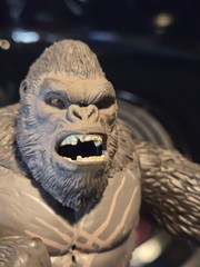 Lot Of 2 Legendary King Kong Action Figures Roars And Mouth Moves