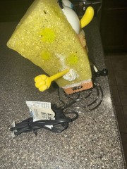 SpongeBob Squarepants -Nickelodeon Plastic Resin Night Light Desk Lamp Tested