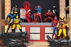 1/12 Scale Rooftop Diorama (All 3 Sides with Connectors) for 6″ Figures