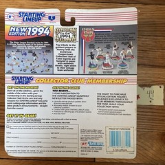 1994 Starting Lineup ANDRES GALARRAGA Colorado Rockies Rookie Figure & Card NOS
