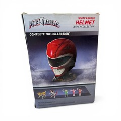 Power Rangers White Ranger Legacy Collection Helmet Signed JDF JSA Witnessed MMP