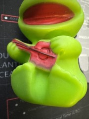 Vintage Muppet Babies Kermit the Frog Figure Avon 1985 Bubble Bath Bottle Topper