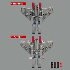 GO BETTER Filling Parts Filler Upgrade Kit For SS86 Starscream