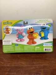 Floating Fun Friends Sesame Street Bath Squirtters Toys Elmo, Cookie Monster NEW