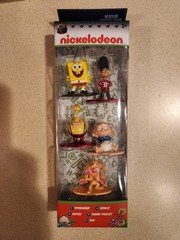 Lot of 2 Nickelodeon Sponge Bob Square Pants Jada Nano Metalfigs 5 Pack