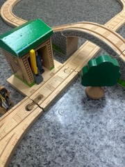 Thomas & Friends Wooden Rail Set Bridge Station Vehicles and Accessories