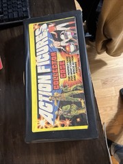 VINTAGE GI JOE STAR WARS 1980 VINYL CARRY CASE WITH GOOD TRAYS OVERALL GREAT