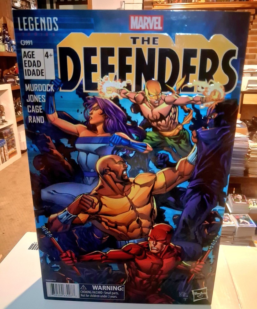 2017 Amazon Exclusive Marvel Legends The Defenders 4-pack Empty box Only