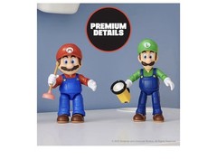 The Super Mario Bros. Movie Luigi Action Figure, 16 Accessories, 16 POA