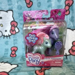 Hasbro My Little Pony Petal Blossom Pony Figure Boxed w/ Brush & Crown