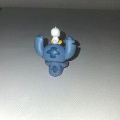 Disney Stitch Mini 2in Figure Reading With Duck