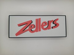 Retro Zellers logo 10″ lightbox sign zellers Canada Light Box Display