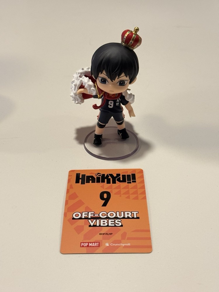 POP MART Haikyuu Kageyama Tobio Secret Popmart Off-Court Vibes