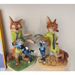 1PCS Enesco Zootopia Judy Nick 7.8″ Creative Collectible Action Figure with Box