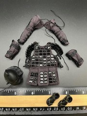 DID Body Armor PALM HERO Japan Sengoku Soldier Black 1/12 Scale Action Figure