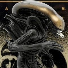 CultureFly Alien Big Chap Xenomorph 9″ Deluxe Statue Vinyl Acrylic Display. New
