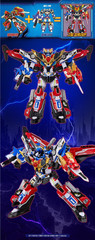 Metal Cardbot W Season3 BLAION + BLUE COP W Transformer Robot Car Toy Set 2025