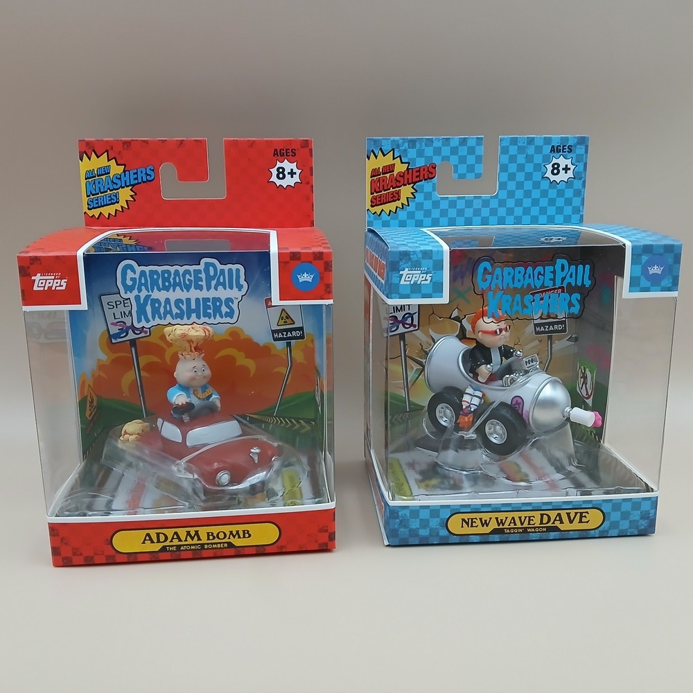 Garbage Pail Kids GPK Krashers Lot 2 Adam Bomb New Wave Dave Figurines