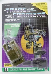 TRANSFORM G1 Reissue Carded Combaticon Bruticus Brand New Free Shipping