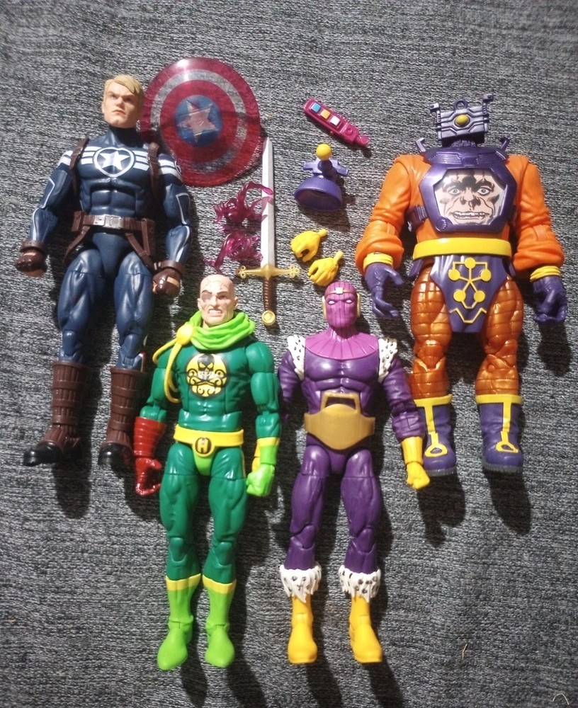 Marvel Legends Arnim Zola Baron von Strucker Captain America B Nemo 4 Figure Lot