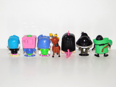 Lot 7 FGTeev YouTube Channel Collectible Toy Figures 2.5” Bonkers Toys
