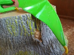 VTG TMNT CAVE TURTLE RALPH TUBULAR PTERODACTYL DINOSAUR INCOMPLETE PARTS ONLY