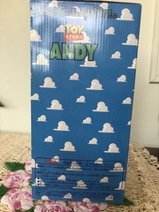 1996 RARE MIB MEDICOM TOY STORY ANDY & SID VINYL COLLECTIBLE DOLLS SET