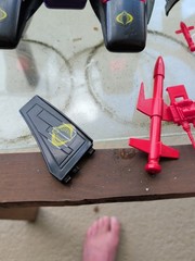 Vintage G.I. Joe Cobra MAMBA Helicopter Hasbro 1987 Near COMPLETE Parts Lot