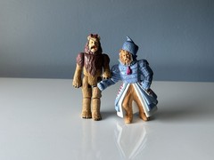 Wizard Of Oz Action Figures Set of 8 1988 50th MGM Turner Poseable, 3.75″ Figure