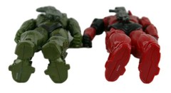 Set of 2 Halo Figurines Action Figures 11in Master Chief and Halo Spartan MK VII