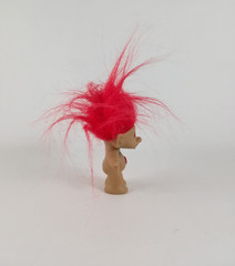 Ace Novelty Treasure Troll Doll Figure Red Hair Red Wishstone Vintage