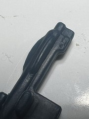 VINTAGE KENNER STAR WARS 1980 V3 IMPERIAL BLASTER BAR CLIP BLASTER GUN BLUE