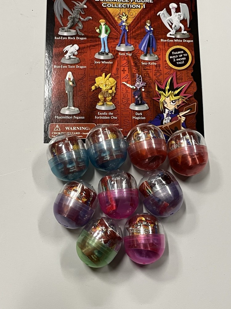 NOS Yu-Gi-Oh! Buildable Figure Collection 1 Vending Machine Complete Set Of 9