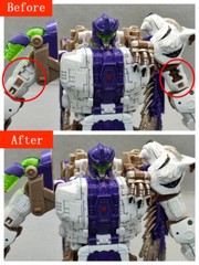 DIY Replenish Filler Upgrade Kit For Legacy United Beast Wars Universe Tigerhawk